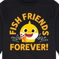 thumbnail image 3 of Baby Shark - Fish Friends Forever - Toddler And Youth Long Sleeve Graphic T-Shirt, 3 of 6
