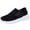 Black, variant on Women's Casual Slip On Sneakers for Walking Lightweight Breathable Soft Sole Comfortable Daily Wear Shoes