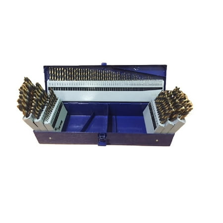 UPC: 0887861039376 | 115 Piece Heavy Duty High Speed Steel Drill Bit Set in Metal Case  Sizes 1/16  – 1/2   A – Z  #1 – #60