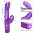 thumbnail image 5 of CalExotics G-Kiss 3-Speed Dual Motor G-Spot Vibrator - Purple, 5 of 9