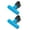Blue, variant on Ludlz 2Pcs Sealing Clamp Strong Spring Concave-convex Groove Snack Pocket Nuts Storage Pouch Sealing Clip Household Supplies