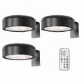thumbnail image 1 of (Noir-6 Pcs) Lampe Murale Télécommandée, 100 Lumens, Luminosité Réglable, 3 Modes, Alimentée par Batterie, 1 of 5