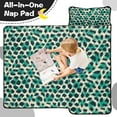thumbnail image 4 of Leopard Pattern with Green and Black Spots Toddler Nap Mats for Kids Preschool,Sleeping Mat Bag or Kids,Toddler Sleeping Bag,Toddler Nap Mat or Daycare, 4 of 6