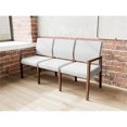 thumbnail image 4 of Pemberly Row Waiting Reception 3 Seat Tandem Seating No Center Arms in Gray, 4 of 5