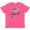Retro Heather Pink, variant on Inktastic I Love My Gigi Pink and Blue Fox with Hearts Youth T-Shirt