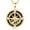 A_Compass Blue Sandstone-Yellow Gold Plated, variant on Graduation Gifts for Women Sterling Silver Owl/Compass Graduation Necklace College High School Graduation Jewelry Class of 2024 Inspirational Necklace Christmas Graduation Jewelry for Her