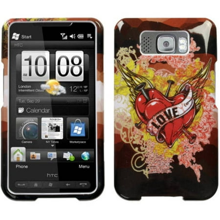 HTC HD2 MyBat Protector Case, Love Tattoo