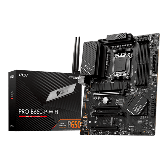 Tarjeta Madre MSI PRO B650-P WIFI AM5 DDR5 USB C ATX