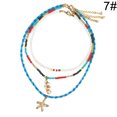 thumbnail image 2 of 3 Pcs Collier de Perles Bohème Étoile Ananas Collier Pendentif Boho, 2 of 10