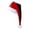Black #1, variant on Christmas Unisex Plush Santa Hat with Plaid Design, Seasonal Party Hat for Men and Women, Comfortable Fit Hat,Red(One Size)