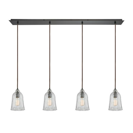 

Elk Home Hand Formed Glass 46 Wide 4-Light Mini Pendant - Oil Rubbed Bronze