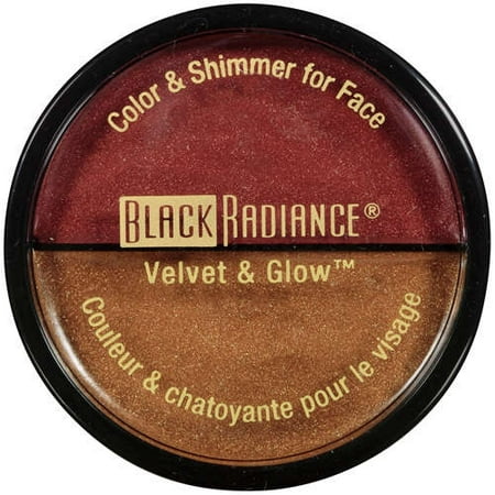 BLACK RADIANCE VELVET & GLOW COLOR & SHIMMER FOR FACE #6704 UPTOWN GLAMOUR