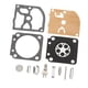 thumbnail image 5 of Diafragma y juntas de papel, hierro y caucho para modelos de cortadoras de césped C1Q-S53 Kit de reparación de carburador universal, 5 of 8