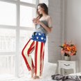thumbnail image 5 of Fuzoiu America Flags2 Print Women's Pajama Pants,Lounge Pants with Drawstring and Pockets, Casual Pjs Sleep Bottoms, Women's Sleep Pants-Medium, 5 of 6