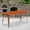 Copper, variant on Emma + Oliver Commercial Grade 31.5" x 63" Rectangular Green Metal Indoor-Outdoor Table