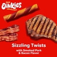 thumbnail image 4 of Oinkies Smoked Pig Skin Treats with Bacon Flavored Wrap (Pack of 48), 4 of 9