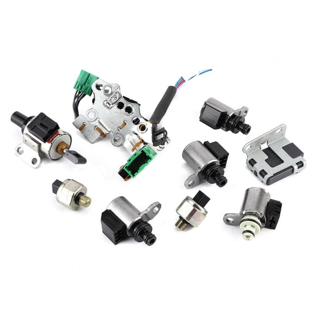 Tbest Kit de Corps de Valve CTV 9 Pcs JF011E RE0F10A Remplacement Compatible avec Altima, Solénoïde de Transmission CVT, F1CJA