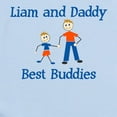 thumbnail image 2 of CafePress - Liam & Daddy Best Buddies Infant Bodysuit - Baby Light Bodysuit, Size Newborn - 24 Months, 2 of 4