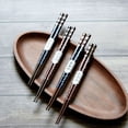 thumbnail image 3 of FONDOTIN 3 Pairs Reusable Chopsticks Wood Pointed Head Hygienic Japanese Style Home, 3 of 8