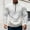 White, variant on SYMOID Men’s 100% Polyester Quarter Zip Pullover Sweatshirt - Black, Size M, Quick-Dry, Slim Fit, Kangaroo & Arm Pockets, Stand-Up Collar