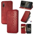 thumbnail image 1 of Case for Sony Xperia Ace II Flip Cover Wallet Flip Cover Magnetic Protective - Red, 1 of 5