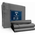 thumbnail image 1 of Juego de Sabanas Premium 1800 Hilos Tacto Egipcio Individual Laila Comfort Gris Oxford, 1 of 9