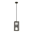 thumbnail image 2 of Hunter - Felippe 6-light Onyx Bengal, Mini Pendant Light, Dimmable, Casual Style, Rectangle Shaped, for Bedrooms, Dining, Living Rooms - 19975, 2 of 8