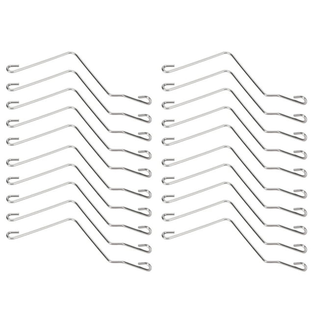 Connecteurs de Ruche, Renforcent l'Acier Inoxydable 20 Pcs Clip à Ressort de Ruche Attaches à Ressort pour Outils de Ruche en Bois