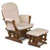 Dorel Asia Walnut Glider Rocker