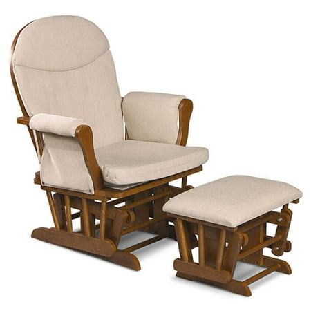 Dorel Asia Walnut Glider Rocker