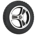 thumbnail image 2 of Wheelchair Wheel, Strong Easy To Use Alloy Steel Hub Wheelchair Rear Wheel 10in Polyurethane Tire  For Replacement, 2 of 8