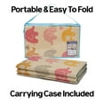 thumbnail image 3 of Parklon Baby Play Mat, Foldable & Portable, Large Size (78.7 x 55.1), Indoor, Outdoor, Waterproof, Made in Korea - Little Elephant, 3 of 9