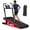 Black, variant on Portable 40% Incline Folding Treadmill for Home, 3.0HP Motor&6.2 MPH,350LB Capacity,Walking Pad with Elevated Dual Handle Bar