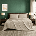 thumbnail image 3 of CH Sheet Set Twin Size, 3-Piece Bedding, Lightweight & Super Soft Easy Care Microfiber– Shrinkage & Fade Resistant Bedding Set with 14'' Deep Pockets (Sandy Beige), 3 of 7