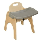 Sprogs Wooden Childrens Chair w/Adjustable Tray (13" Seat Height)