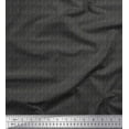 thumbnail image 1 of Soimoi Satin Silk Fabric Grey Boxes Shirting Printed Craft Fabric by The Yard 42 Inch Wide, 1 of 1