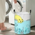 thumbnail image 4 of DouZhe Waterproof Collapsible Large Laundry Baskets, Cartoon Cute Zoo Prints Circular Hamper with Handles, 4 of 6
