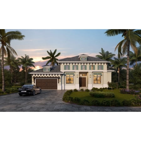 013-3317: CMU European 4 Bed, 4 Bath Luxury Home Plan, 3317 Sq Ft: Full Blueprints with License to Build by Home Plan Marketplace - Lesuto