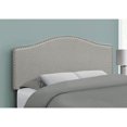 thumbnail image 5 of Bed Headboard Only Full Size Bedroom Upholstered Linen Look Grey, 5 of 5