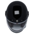 thumbnail image 4 of Casco de moto TORC T1, retro, integral, negro brillante, talla M, 4 of 5