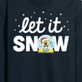 thumbnail image 3 of SpongeBob SquarePants - Let It Snow - Men's Long Sleeve T-Shirt, 3 of 6