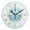 E88, variant on Vintage Rose Flower Print Round Wall Clock Battery Operated Non-Ticking Silent Wall Watch Quiet Desk Clock For Living Room Decor（10 Inch）