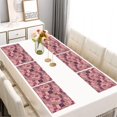 thumbnail image 2 of Pioneer Flower Floral Print Pattern Summer Linen Placemats Set Of 6, Washable Non-Slip Heat Resistant Table Mats for Kitchen, 12x18 Inch, 2 of 5
