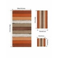 thumbnail image 4 of Burnt Orange Brown Bath Towels for Bathroom Set,Luxury Microfiber Towels Gifts for Women,Quick Dry Beach Kitchen Hand Hair Face Towel and Dish Washcloth,Farmhouse Vintage Wooden Yoga Towels+Set, 4 of 7