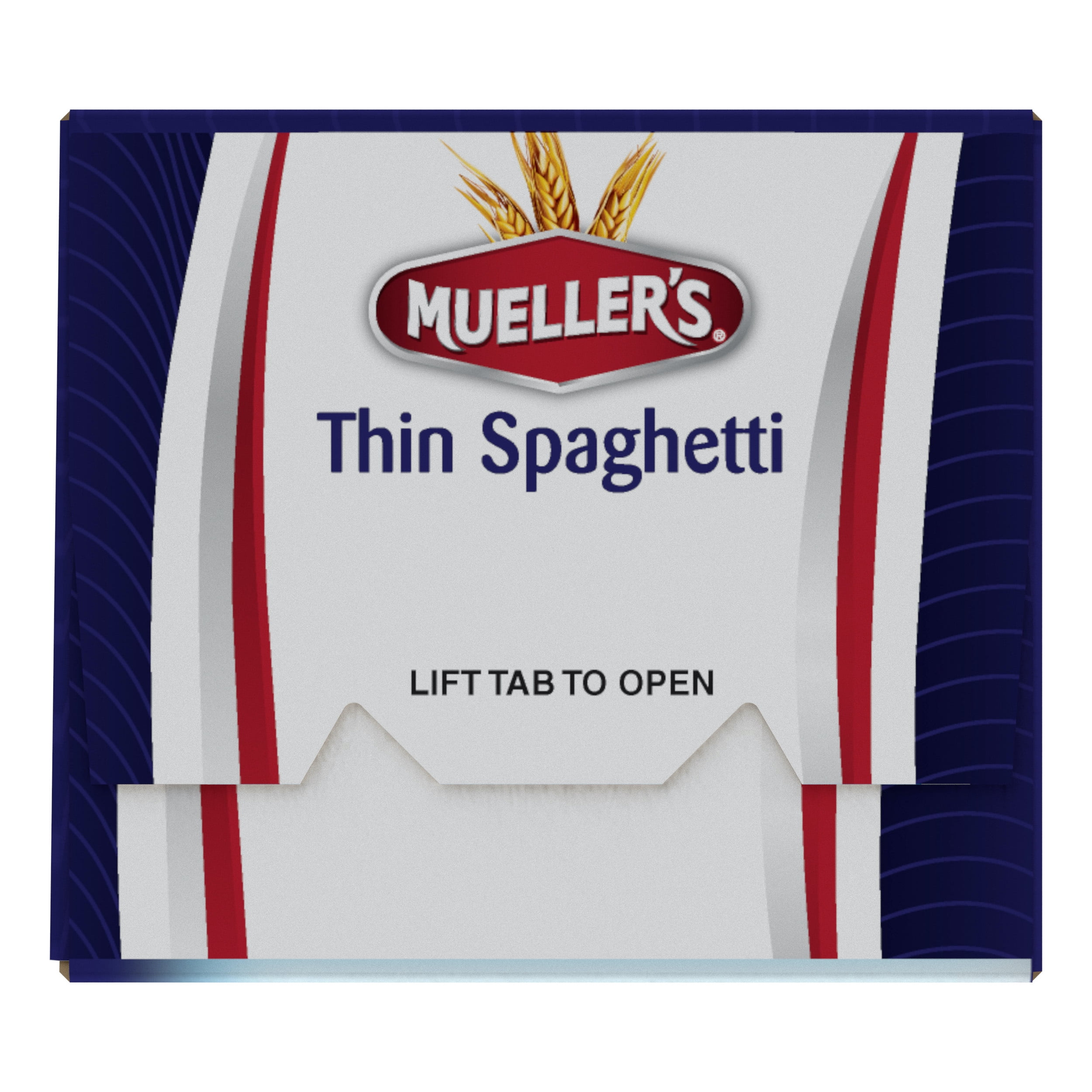 (3 pack) Mueller's Sodium-Free, Cholesterol-Free Thin Spaghetti Pasta, 32 oz (Shelf-Stable)