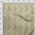 thumbnail image 2 of oneOone Cotton Cambric Light Brown Fabric Florals Sewing Fabric By The Yard Printed Diy Clothing Sewing Supplies 42 Inch Wide-JVS, 2 of 4