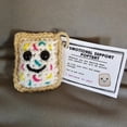 thumbnail image 2 of Oferta por tiempo limitado!Llavero de ganchillo PopTart de apoyo emocional, lindo muñeco tejido hecho a mano, juguetes, adornos con tarjeta positiva, 2 of 6