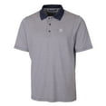 thumbnail image 2 of Men's Cutter & Buck  Navy New York Yankees Forge Tonal Stripe Stretch Polo, 2 of 3