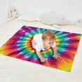 thumbnail image 2 of Rainbow Tie Dye Mandala Pattern Blanket,Comfortable Soft Flannel Throw Blanket,All Season,Warm Lightweight Blankets for Sofa Bed Couch Living Room Chair,30"x40", 2 of 4