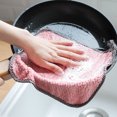 thumbnail image 1 of HINTRMENT 16pcs Reuseable Cleaning Cloths Polyester Cleaning Cloth Assorted Color for Bathroom Use, 1 of 6